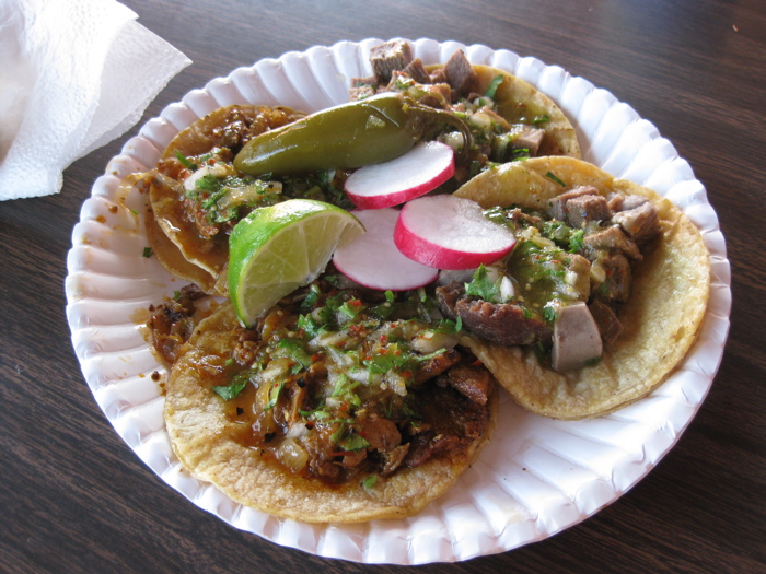 Taco Truck Tacos- Lengua and Al Pastor